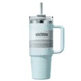 thumbnail image 1 of SPACEMUSE 42oz Stainless Steel Insulated Tumbler with Leak-proof Lid, Vacuum Insulated Travel Mug，3-in-1 Straw/Handle/Cup Holder Compatible (Blue)​, 1 of 6