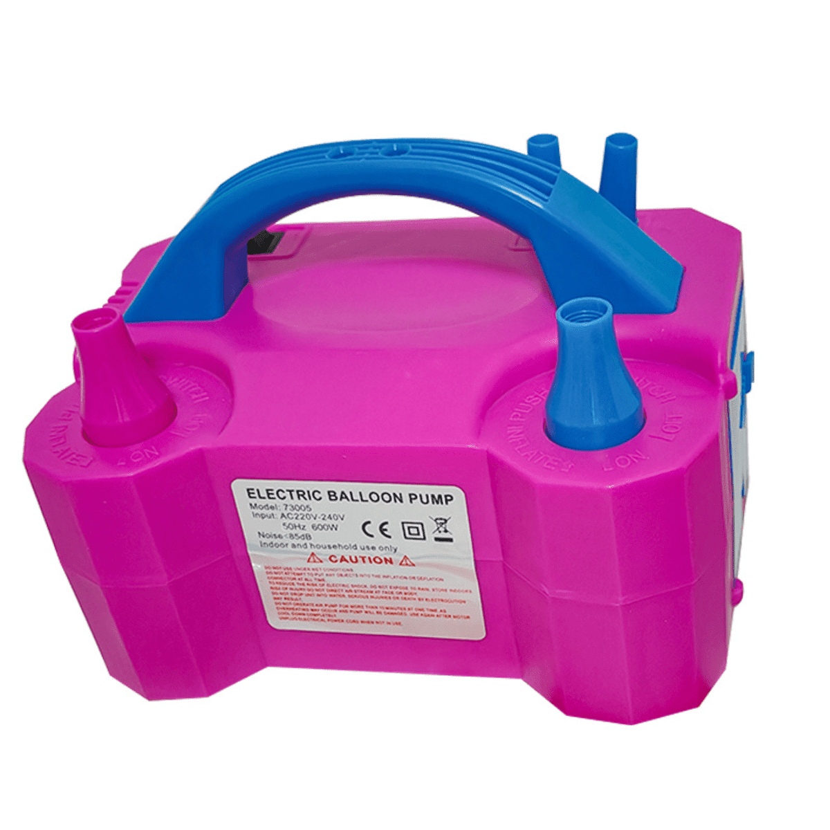 FTCBJJA Electric Balloon Pump, 110V 600W Dual Nozzle Electric Blower ...