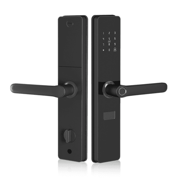 FTCBJJA Fingerprint Door Lock, Electronic Digital Locks for Home, Apartment, Office, Keypad Smart Locks & 2 Keys and Cards, Type-C Port Emergency Charging