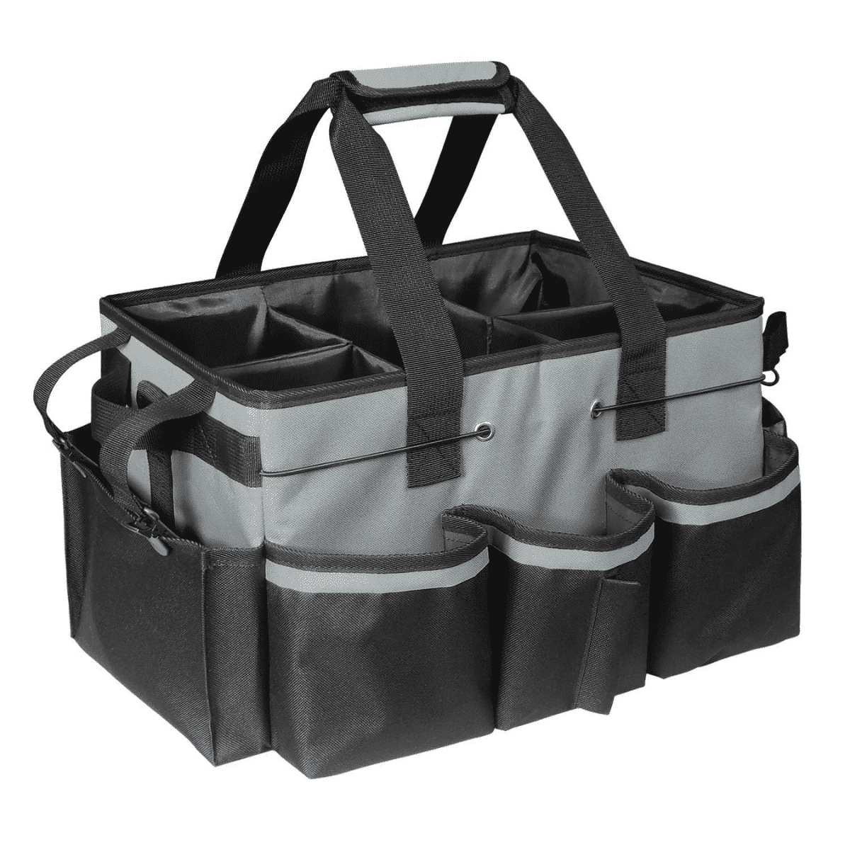 SPACEMUSE Large Wearable Tool Organizer Bag, with Multiple Pockets & Sturdy Handles, Multifunctional for Cleaning Supplies & Tools&nbsp;for House & Bathroom