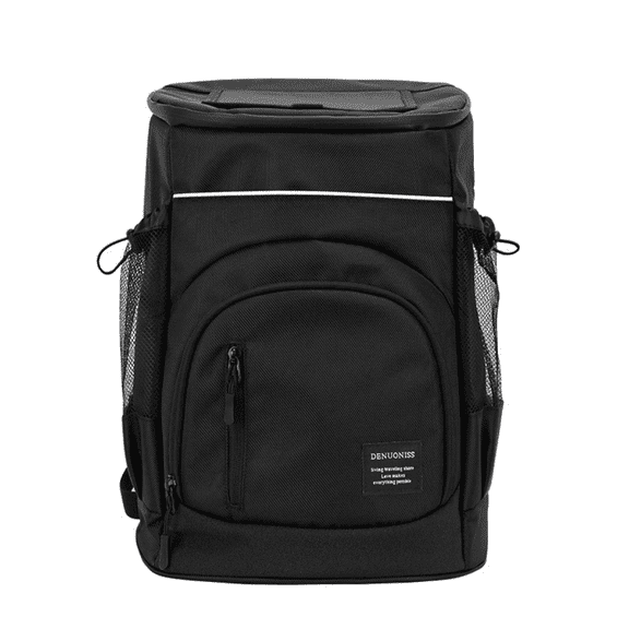 FTCBJJA Thermal Insulated Cooler Backpack 40 Cans - Leak Proof & Waterproof Lunch Bag Lightweight for Outdoor, Travel, Picnic,Hiking(Black)