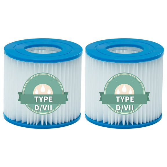FTCBXT 2 Pack Type D Pool Filter Cartridge ,Replacement Pool Filter Compatible with 58385E,P57100102, P57000104