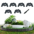 thumbnail image 1 of FTCBXT Edging for Landscaping,Landscape Edging Border, 24 Ft Plastic Garden Edging Border, Imitation Stone Fence for DIY Outdoor Yard Landscaping (30 Pcs, Black), 1 of 6