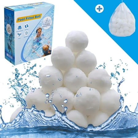 FTCBXT Pool Filter Balls, Filter Balls for Sand Filter,3.1 lbs Reusable Sand Filter Balls Equals 100 lbs Pool Filter Sand (White,3.1 lbs) price history and forecast - FTCBXT