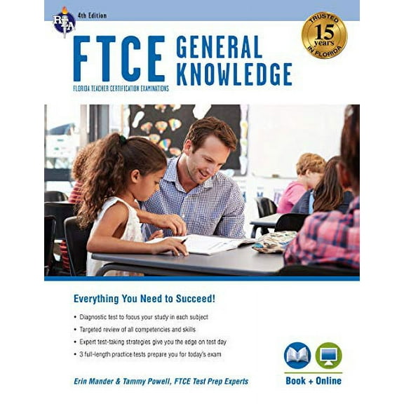 Pre-Owned FTCE General Knowledge 4th Ed., Book   Online (Paperback) 0738612510 9780738612515