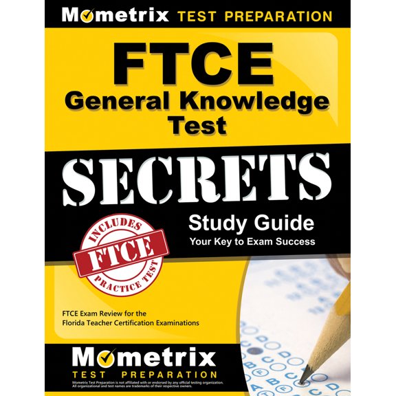Pre-Owned FTCE General Knowledge Test Secrets Study Guide: FTCE Exam Review for the Florida Teacher Certification Examinations (Paperback) 1609717007 9781609717001