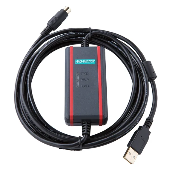 FTDI FX-USB-AW For Mitsubishi FX3U FX2N FX1N FX0 FX0N FX0S FX1S PLC Programming Cable Download Line