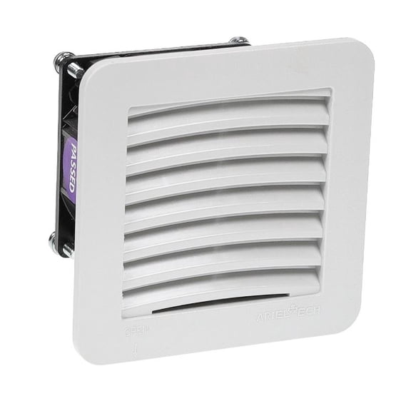 FTEC10L4X 4" (116x116 mm2) EXHAUST FILTER, IP 54  RAL 7035, NEMA 12 Arieltech