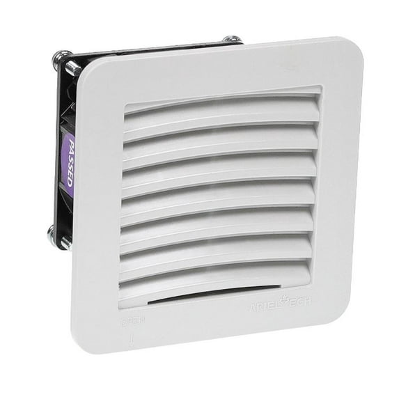 FTEC10L4X 4" (116x116 mm2) EXHAUST FILTER, IP 54 RAL 7035, NEMA 12 Arieltech