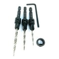 thumbnail image 1 of FTG USA Countersink drill bit set #4#6#8 Countersink Bit with Stop Collar, 1 of 9