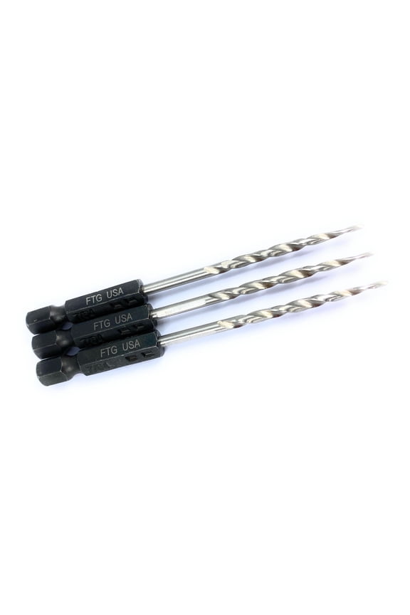 Replacement Tapered Countersink Drill Bit Set 3 Pc Bit (#4) 7/64"