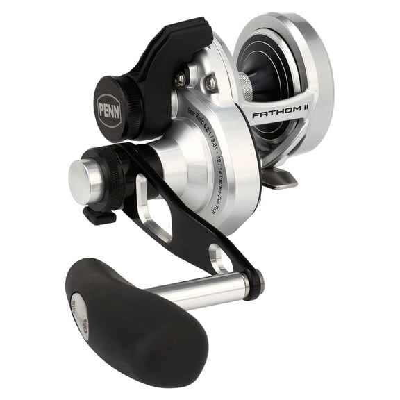 PENN Fathom™ II Lever Drag 2 Speed Reel, 10XN Size Fishing Reel
