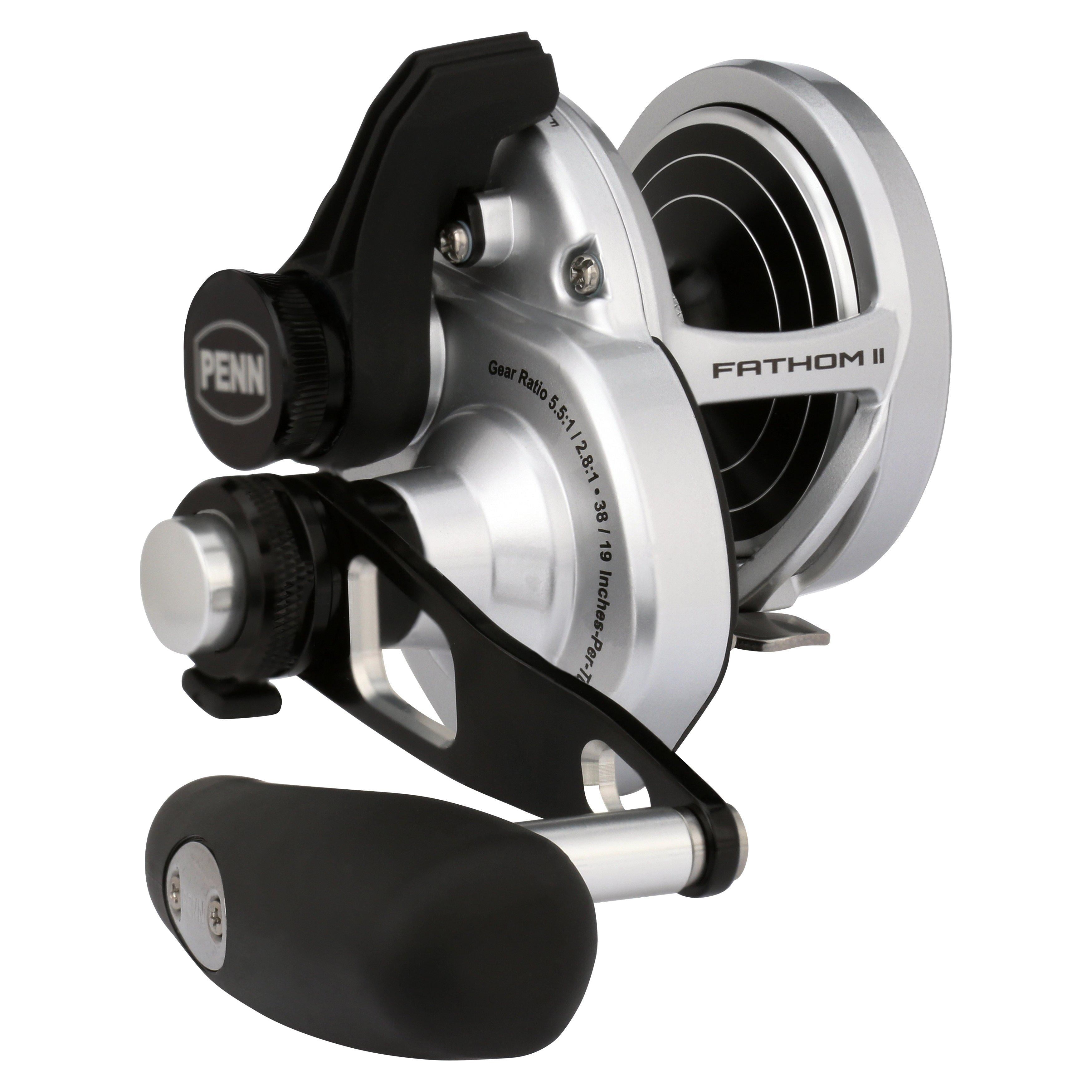 PENN FATHOMII 15XNLD2 2スピード　2号600m　ファゾム2 PENN Fathom™ II Lever Drag 2 Speed Reel, 15XN Size Fishing Reel
