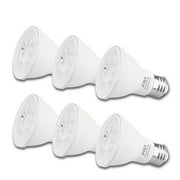 FTL PAR20 Led Bulbs Dimmable, 50W 60W Equivalent, E26 7W 600LM Flood Light Bulb Indoor, 3000K Warm White, 6-Pack