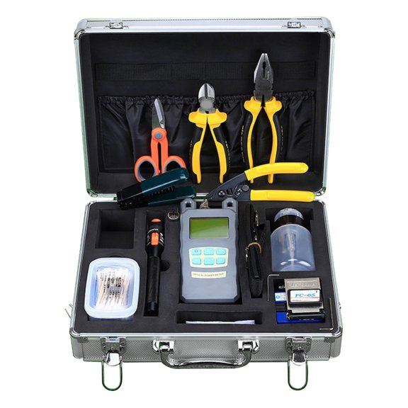 Mini-Optical Power Meter 10mW Visual Fault-Locator NetworkCable Test-Optic Fiber Tester Fiber-Optic Cold Connection Tool