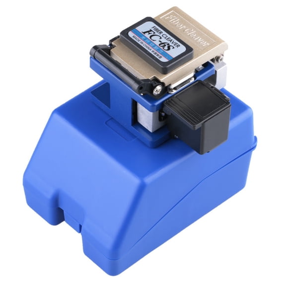 FTTH Fiber Cutter 12 Surface-Blades Optical Fiber Cable Cutting Tool FC6S Fiber Cleaver with Scrap-Collector