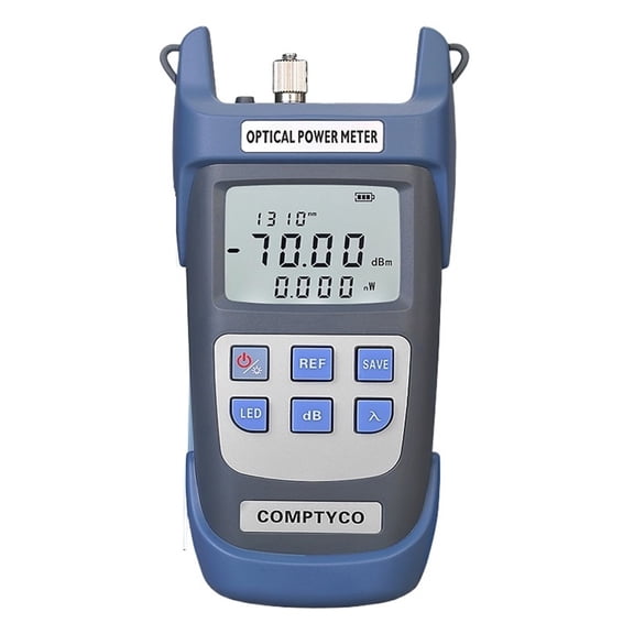 FTTH Fiber Optical Power Meter Fiber Optical Cable Tester -50dBm~+26dBm/-70dBm~+10dBm SC/FC Connector ,Portable