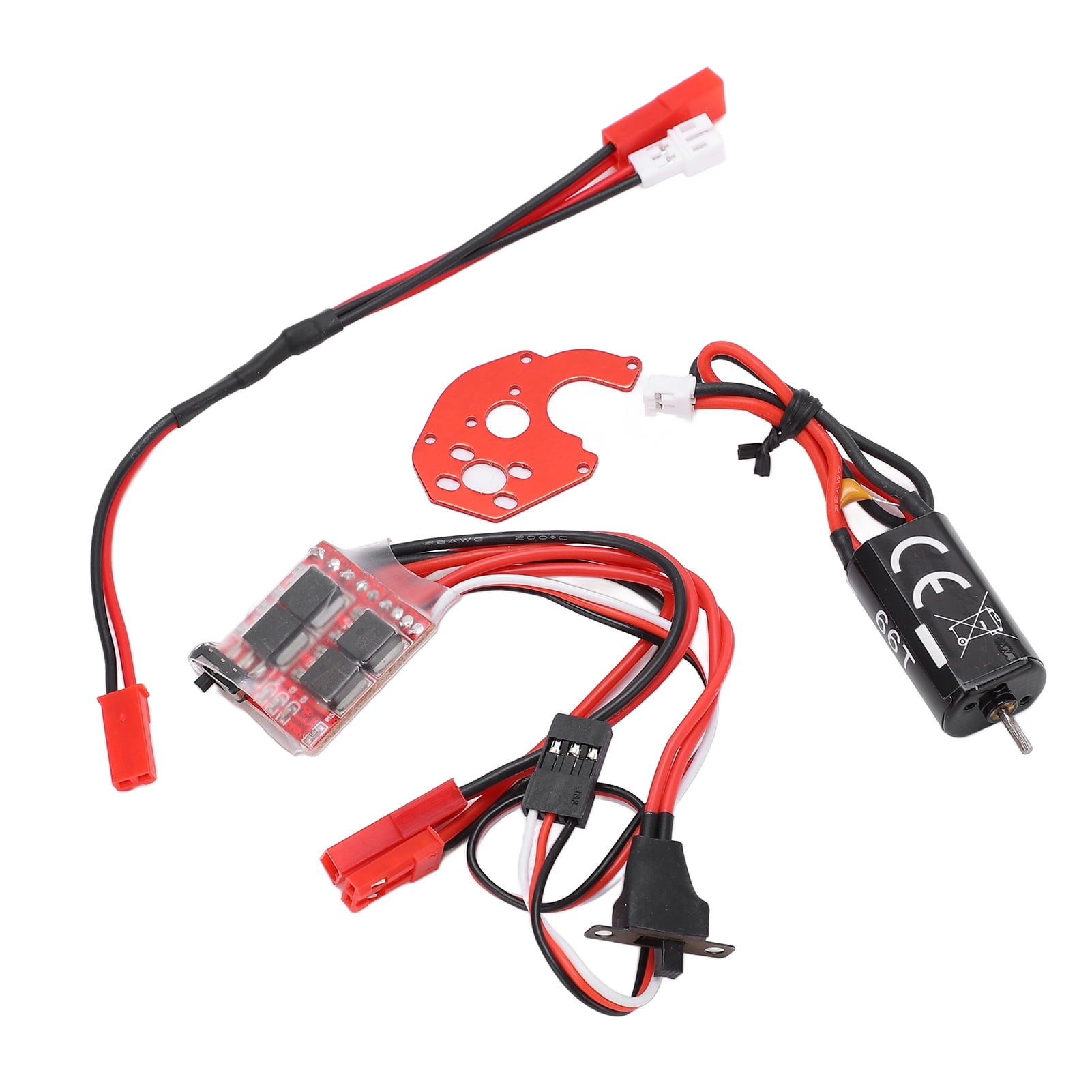 FTVOGUE 050 66T Brushed Motor With 30A ESC For Axial SCX24 AXI90081 1/
