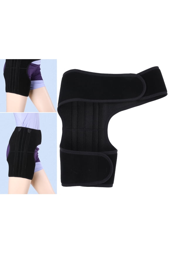 FTVOGUE Adjustable Hip Brace Stabilizer Sciatica Pain Relief Groin Compression Wrap (Black),Hip Stabilizer,Hip Support Brace