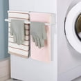 thumbnail image 1 of FTVOGUE Magnetic Double Towel Bar for Refrigerator, Kitchen Towel Holder Dish Towel Hanger 15.7'' for Hand Tea Towels, for Kitchen Laundry Washing Machine, No Drilling, White, 1 of 14