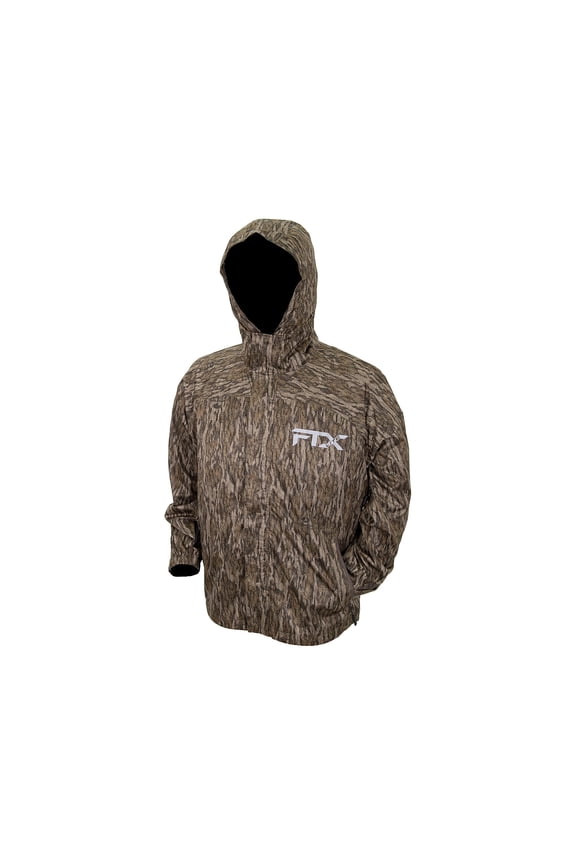 Men's FTX Lite Rain Jacket Mossy Oak Bottomland Large