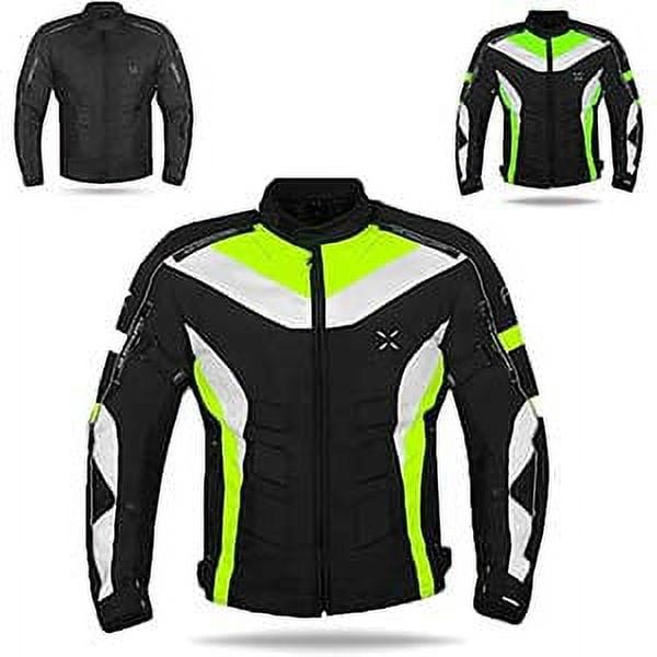 FTX Motorcycle Jacket for Mens Dual Sports Racing Biker Riding CE