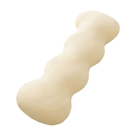 FTsdfkl 100cm S Shaped Pea Pod Body Pillow, Ergonomic Side Sleeper Hug Bolster For Adult Bed Sofa Rest
