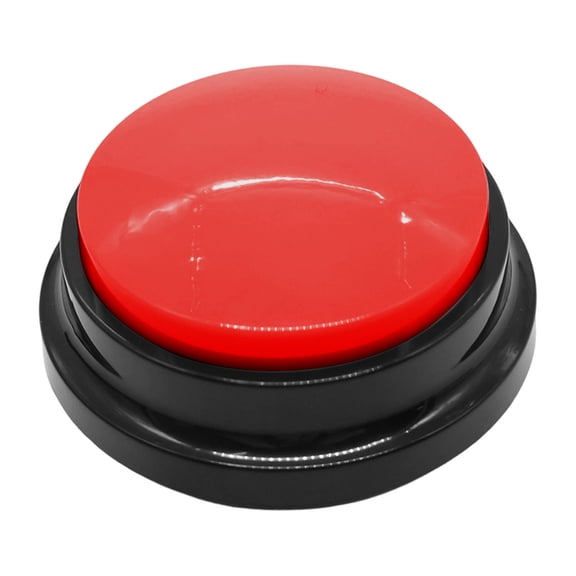 FTsdfkl 1PC Voice Recording Button,Dog Buttons for Communication Pet Training Buzzer, 30 Seconds Record & Playback,Voice Recording Clicker for Cat, Puppy, Pet Trainin, Funny Gift