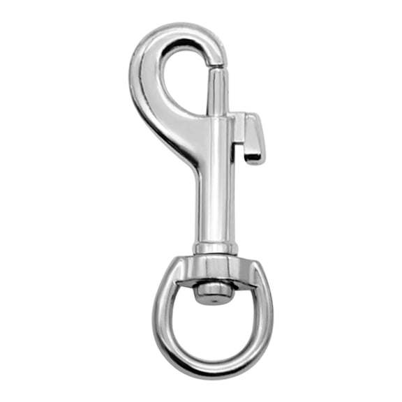 FTsdfkl 3.2 Inch Swivel Eye Snap Hook, Stainless Steel Swivel Snap Hook with 360 Rotation, Marine Grade Bolt Snap for Scuba Diving, Boat Ropes, Leash & Outdoor Gear(1PC0