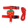 thumbnail image 1 of FTsdfkl Adjustable Bunny Harness and Leash Set, Small Pet Cute Vest Harness Leash with Decoration for Small Animals Ferrets Hedgehogs Outdoor Walking, 1 of 5
