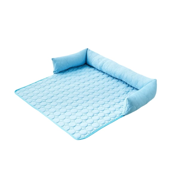 FTsdfkl Cooling Couch Cover Dog Bed, Furniture Protector Mat, Washable Pet Furniture Protector with Anti- Bottom for Small Dogs and Cat,27.6*27.6Inch