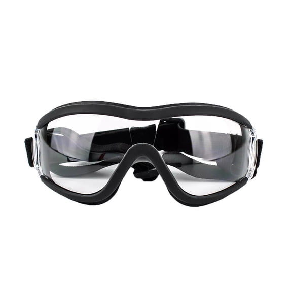 FTsdfkl Dog Goggles Small Breed Dog Sunglasses with Elastic Straps,Transparent Goggles Anti-Fog Wind Dust Snowproof Pet Glasses,Clear View Dog Glasses for Walking