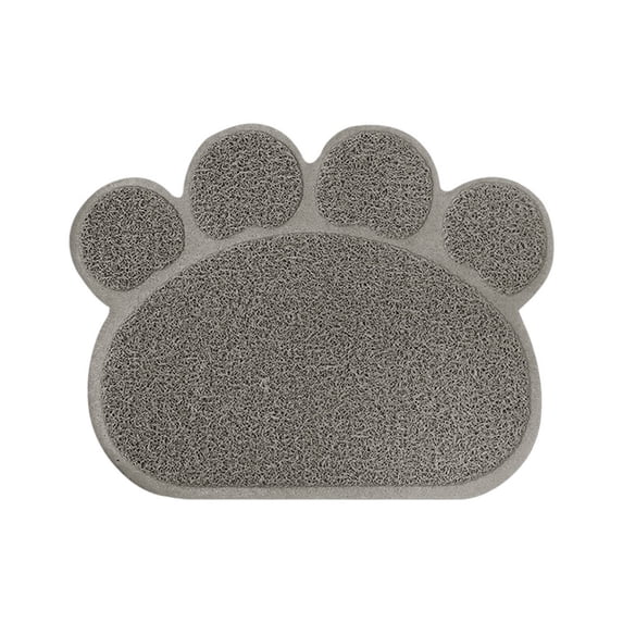 FTsdfkl Paw-Shaped Cat Litter Mat, Non- Trapping Mat for Litter Boxes, Easy Clean Scatter Control Mat,Compact Design for Kittens and Puppies(15.7*11.8Inch)