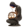 thumbnail image 1 of FTsdfkl Root Lady Tree Sculpture Bohemian Desktop Figurine, Translucent Acrylic Base Art Statue For Desk Bookshelf Home Decor, 1 of 6