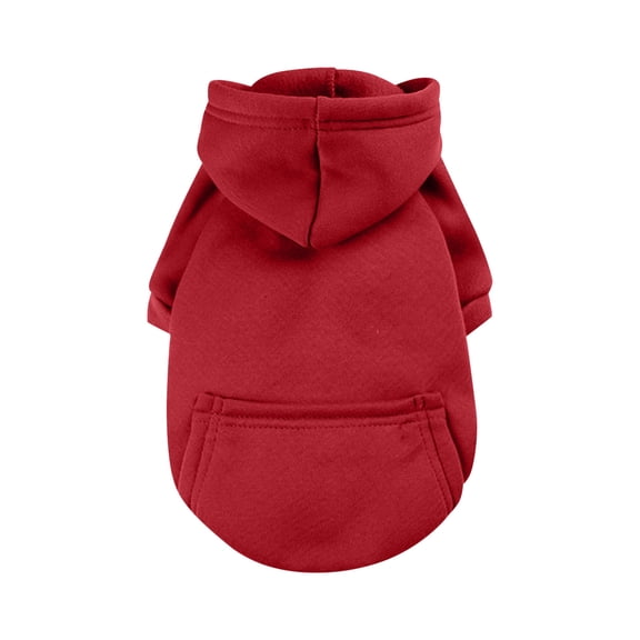 FTsdfkl Soft Dog Hoodies for Small Dogs, Puppy Sweatshirt with Pockets, Warm Winter Cold Weather Coats for Pet Cat, Cute Clothes Puppy
