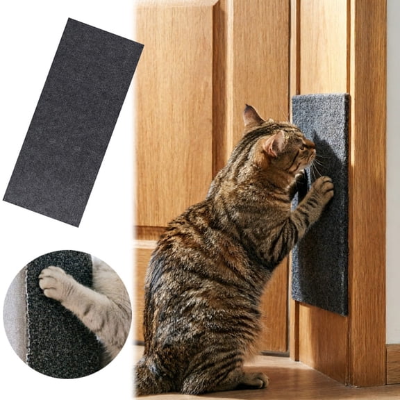 FTsdfkl Wall Cat Scratcher, Stops Wall & Corner Scratching, Self Couch Guard for Door & Wall,Couch, Durable Cat Scratching Board Easy Mount