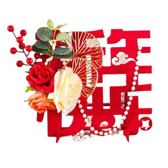 FU character doorway creative decoration is suitable for Chinese New Year layout