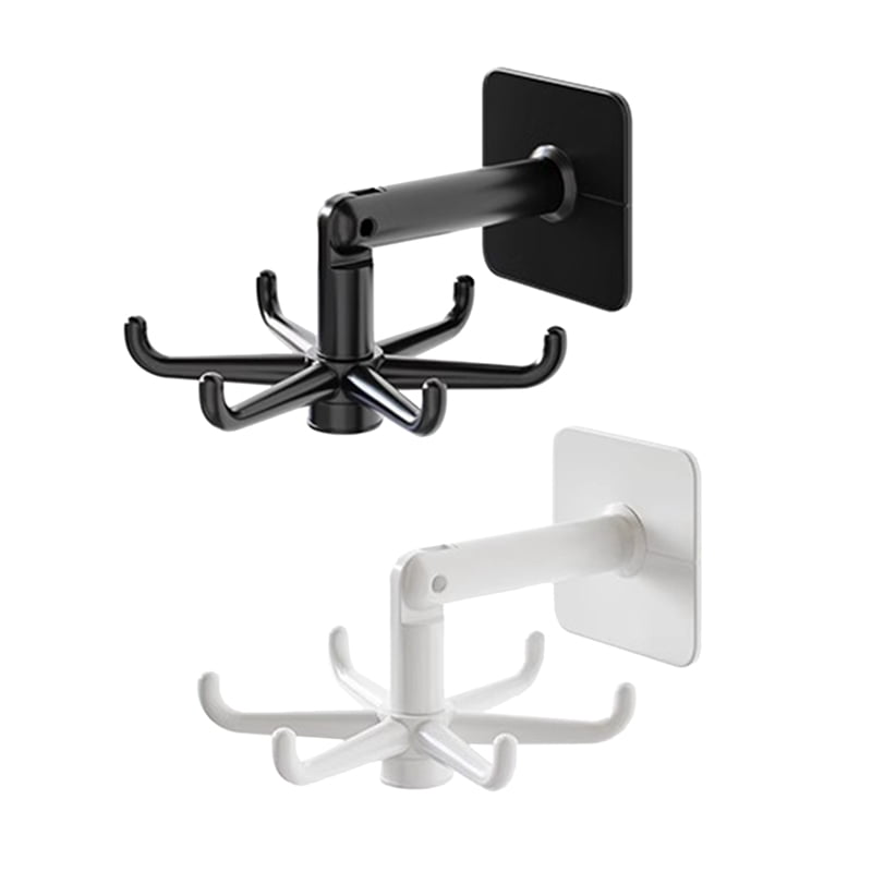 FUkuuka 360 Rotating Folding Hook for Hanging Utensils, Hook, 180