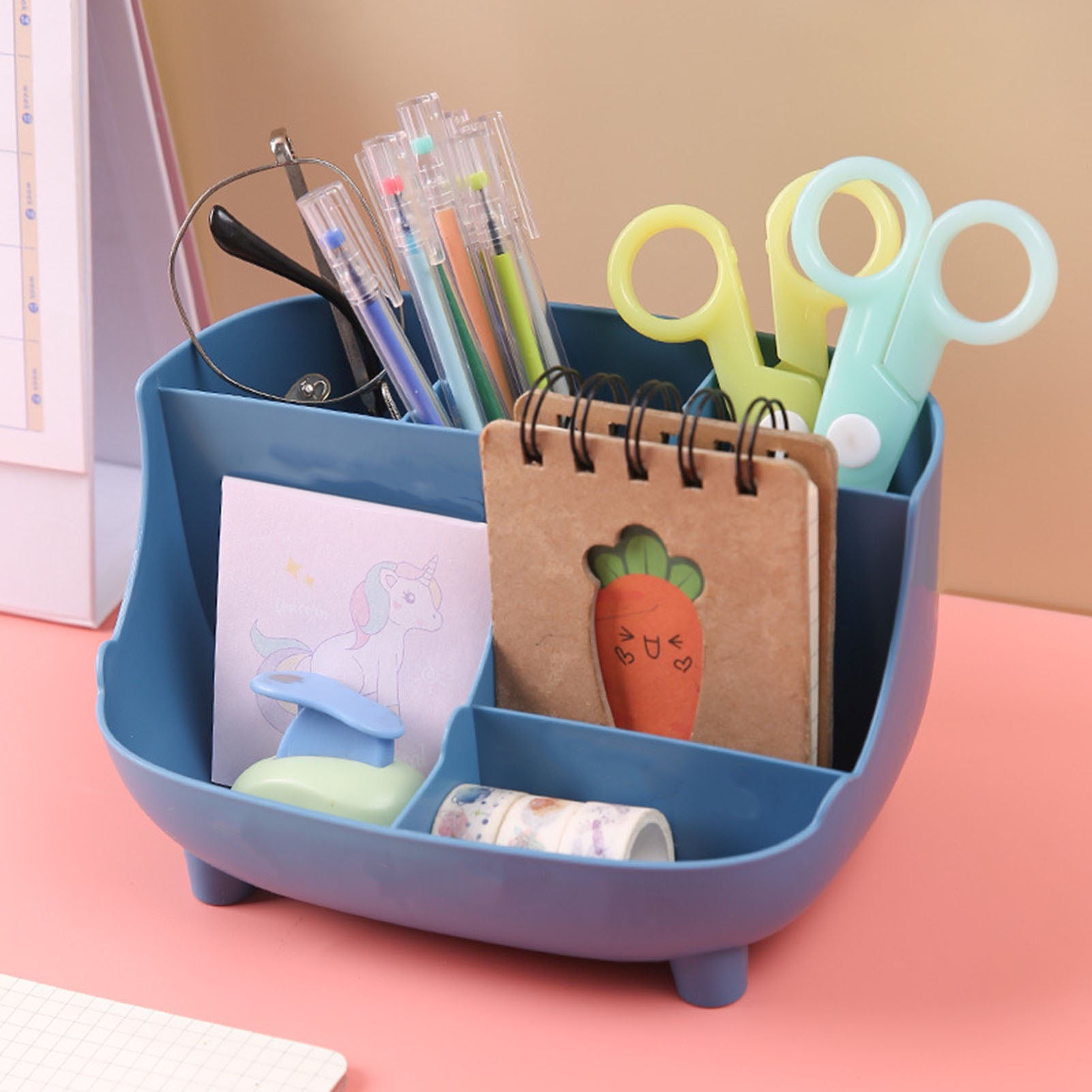 FUkuuka Desk Pencil Manager Creative MultiFunctional Desk Pens And