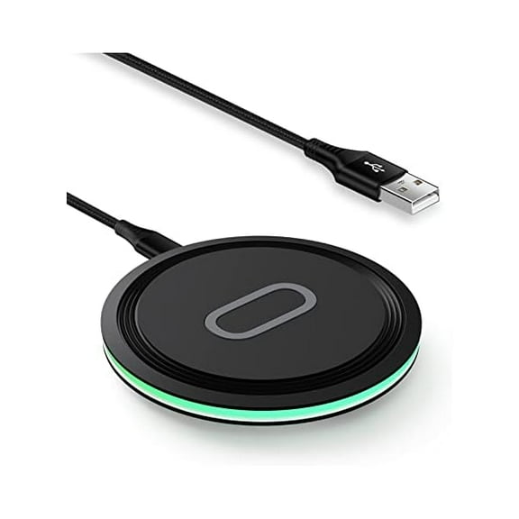 FU199915W Wireless Charger Fast Charging Pad for Samsung Galaxy S25 Edge Plus Ultra S25+ S24 S23 S22 S21 S20 Ultra 5G FE S10 S9 S8 S7 S6, Note 20 10 9 8, Z Fold5/4/3/2, Z Flip5/4/3