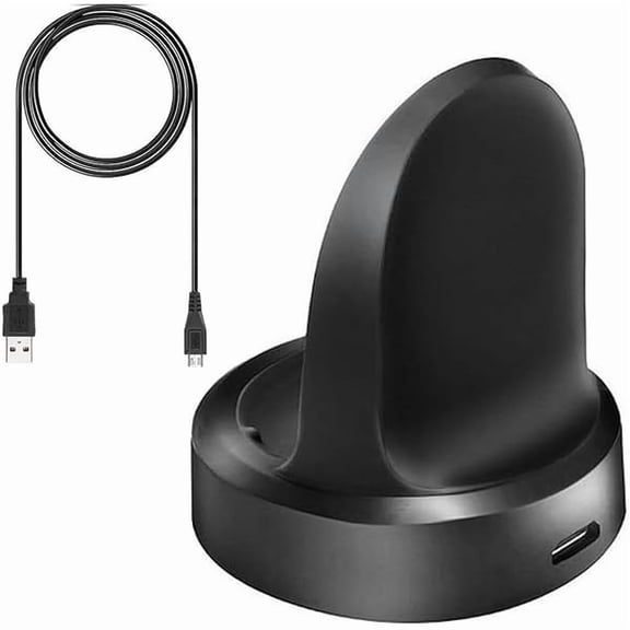 FU1999Compatible for Samsung Gear S2 Charger, Charging Cradle Dock for Gear S2, Gear S2 Classic Smart Watch (Black)