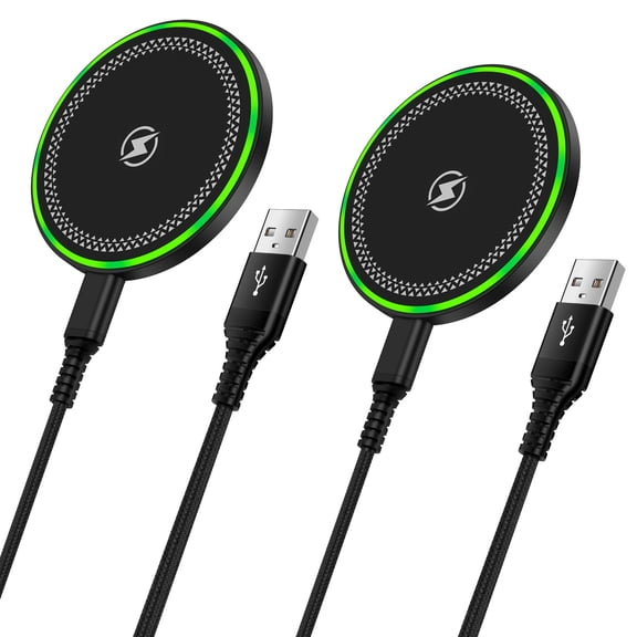 FU1999Pixel 9 Pro 9A Wireless Fast Charging Pad for Google Pixel 9 Pro XL Fold 8 8A 7 7A 6 5,2Pack 15W Samsung S25 Wireless Charger Android Phone Station for Galaxy S25 S24 S23 S22 S21 S20 Ultra