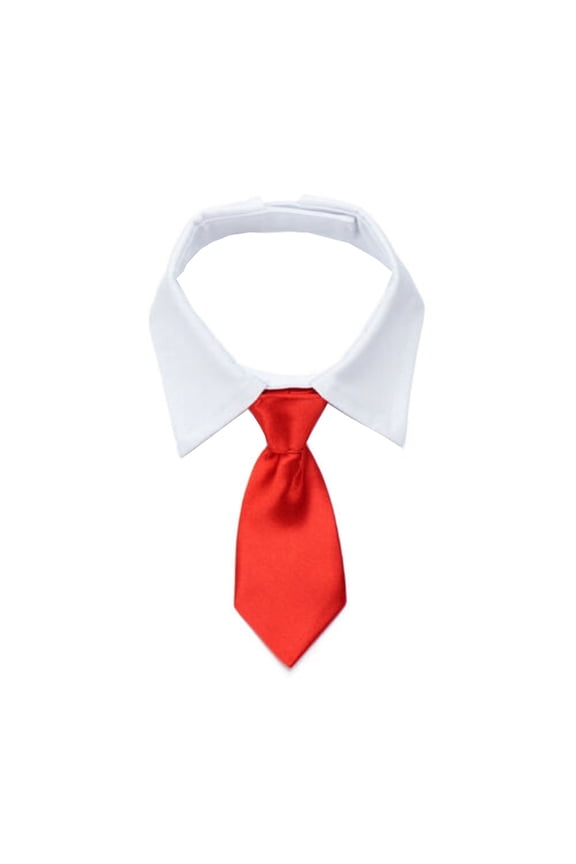 Tuxedo Bow Ties Adjustable formal Tie White Collar Dog Necktie Pet Accessories