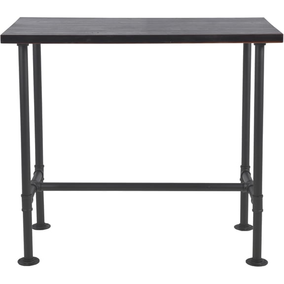 FUBIRUO Industrial Design Pipe Dining Table - Leisure Bar Counter & Multi-Functional Laptop TableL47.3 W23.6*H41.3