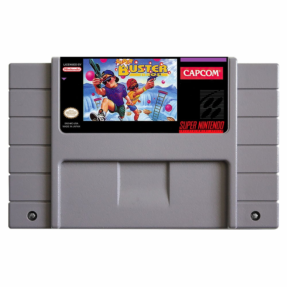 FUBIS Super Buster Bros. Game Cartridge for SNES 16 Bit Retro Games Collection Consoles