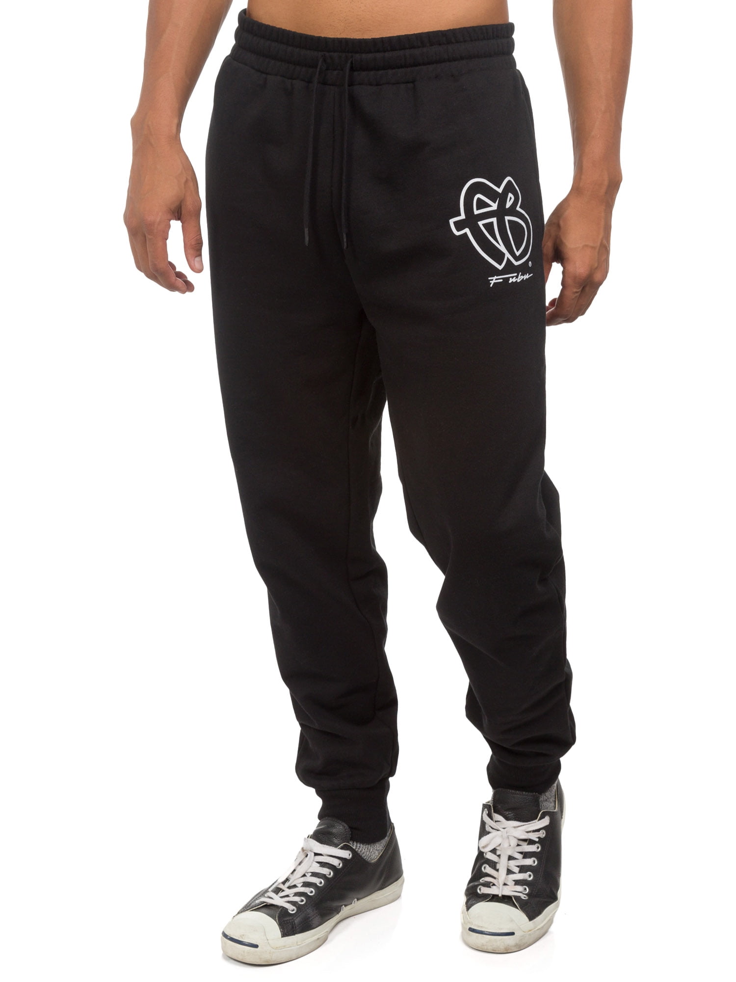 FUBU Men's & Big Men's Fleece Logo Jogger Sweatpants, Sizes XS-3XL ...