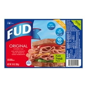 FUD Sliced Original Ham 4x6. - 10 oz. Made from Pork, Resealable Pack.