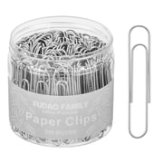 FUDAO FAMILY Jumbo Paper Clips, 2 Inch Paper Clip, 200 pcs Large Paperclips