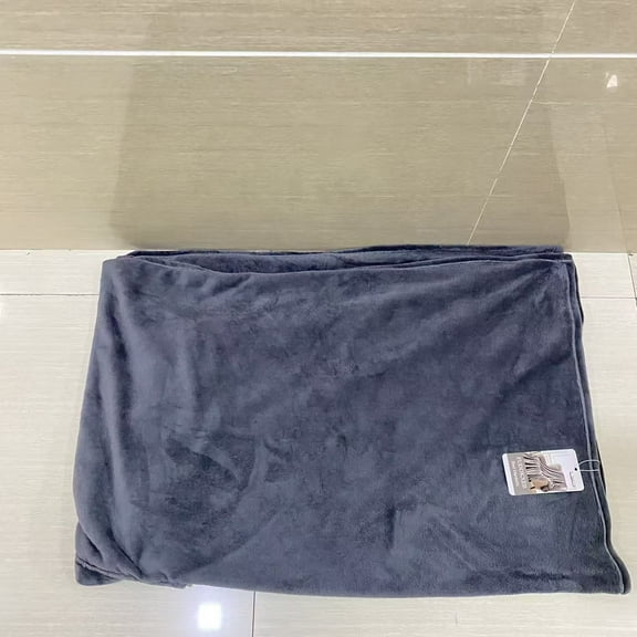 FUDDKXEB Bed blankets,Grey Fleece Blanket Plush Throw Fuzzy Lightweight (Throw Size 50x60 Grey) Super Soft Microfiber Gray Flannel Blankets for Couch, Bed, Sofa Ultra Luxurious Warm and Cozy