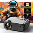thumbnail image 1 of FUDONI Projector with WiFi Supported, Upgraded Outdoor Movie Projectors Native 1080P FHD 12000L, Video Proyector for Home Theater, Compatible HDMI/USB/iOS/Android/Windows, 1 of 5
